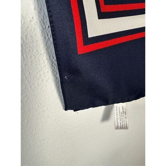 Millicent The President’s Scarf in red white and blue size 50”x10”.   #32-1177 - Picture 6 of 6